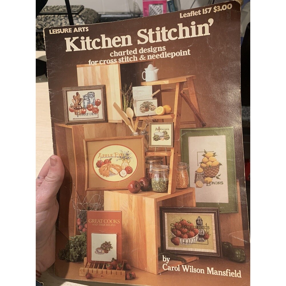 Kitchen Stitchin' Cross Stitch Leaflet by Leisure Arts 157
